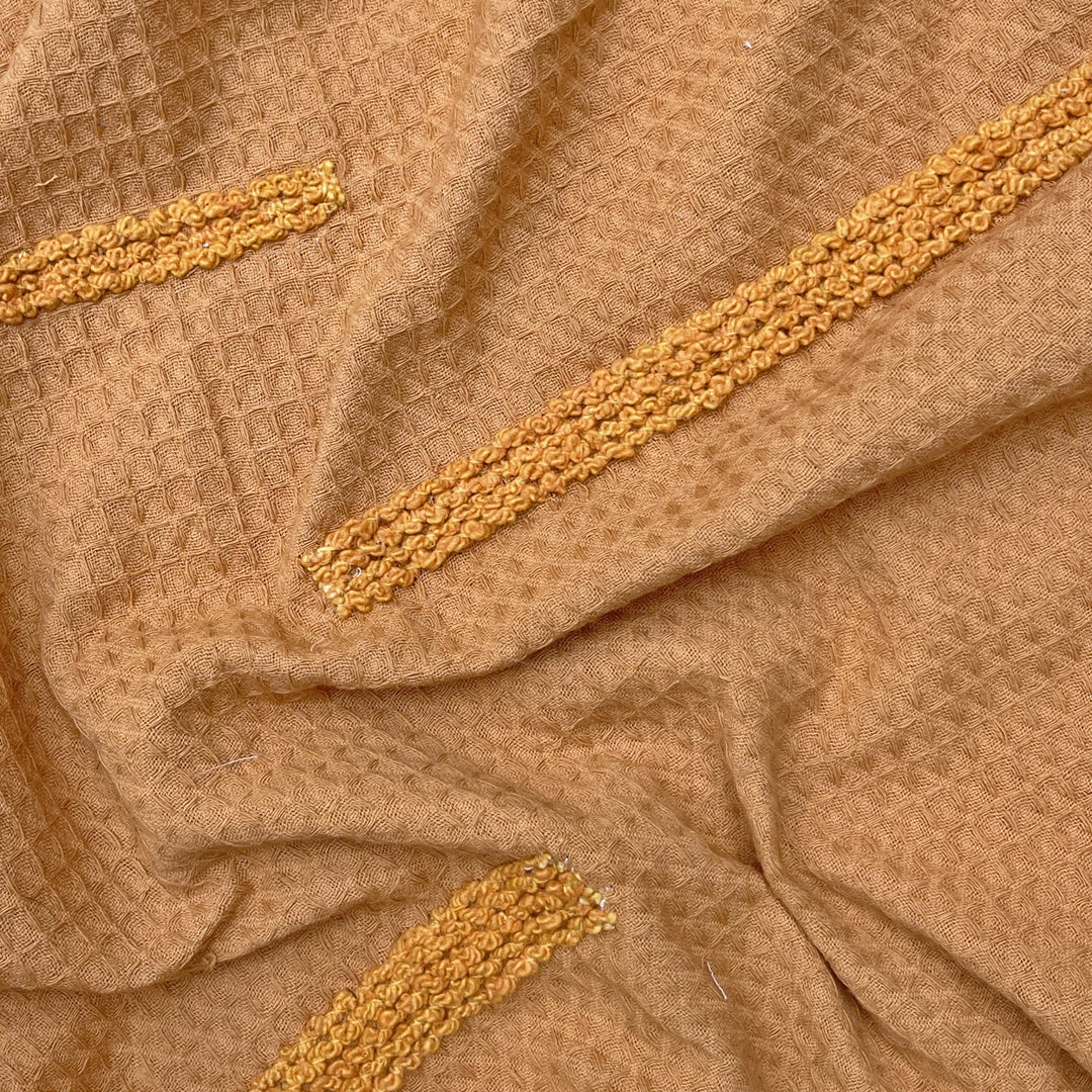 Fabric - Orange Knotty Lines