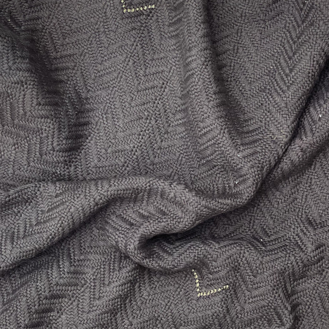 Fabric - Dark Chevron Chocolate