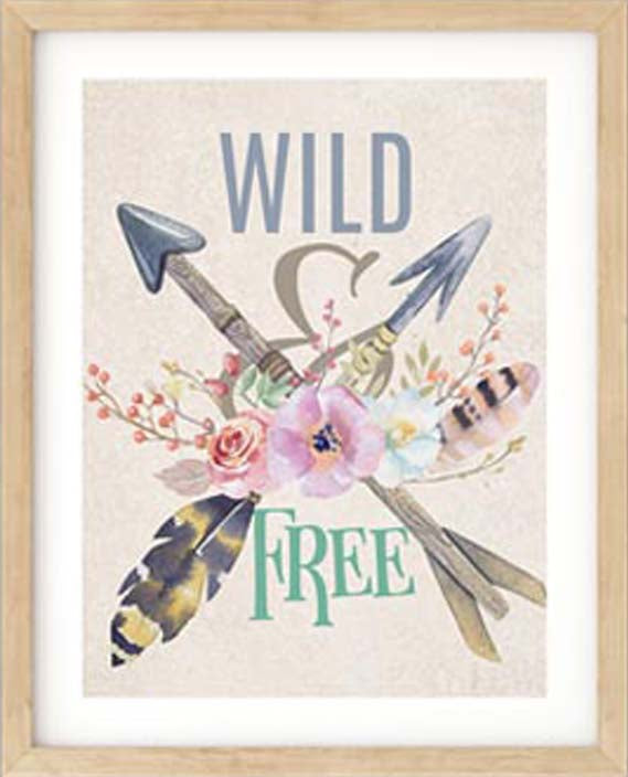 wall art decor nursery interior woodland