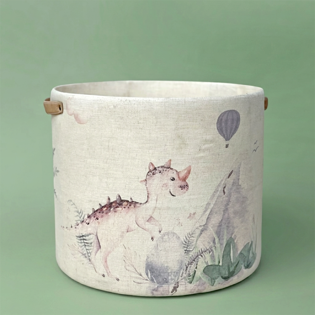 Dino Print Basket