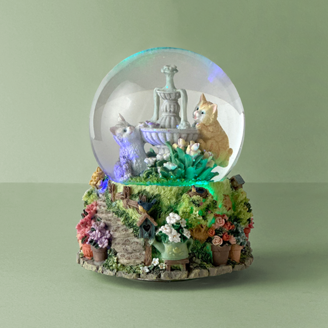 Whiskers in the Garden Globe