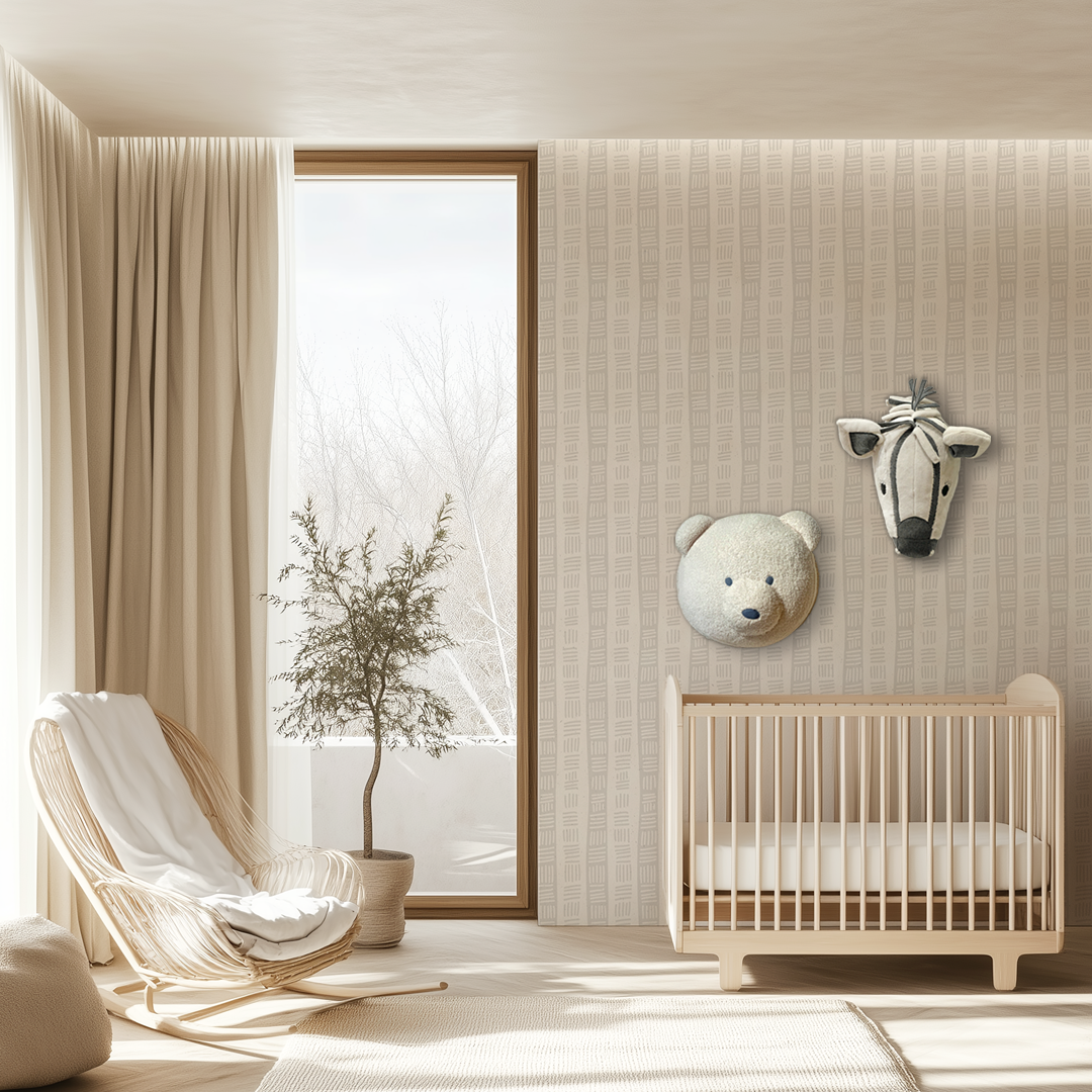 Soft Zebra Plush Wall Art