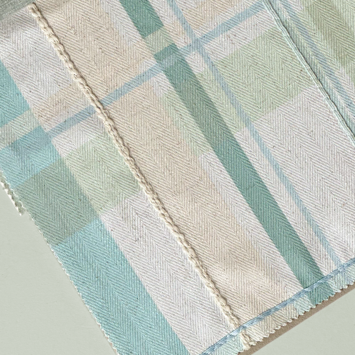 Bon Voyage Pastel Plaid Fabric