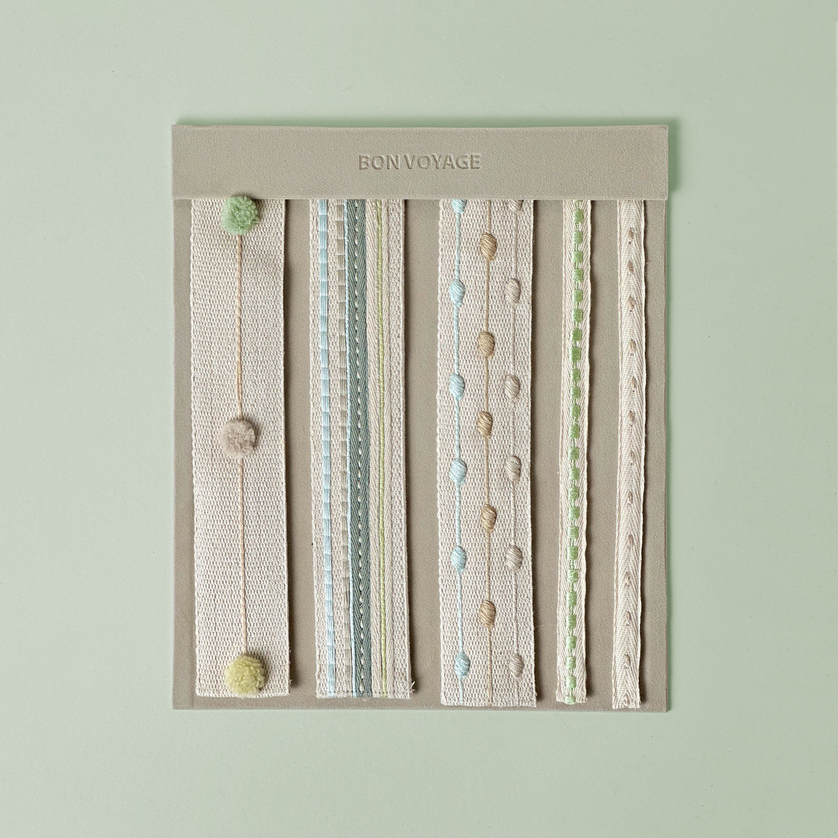 Embroidered Leaf Trim