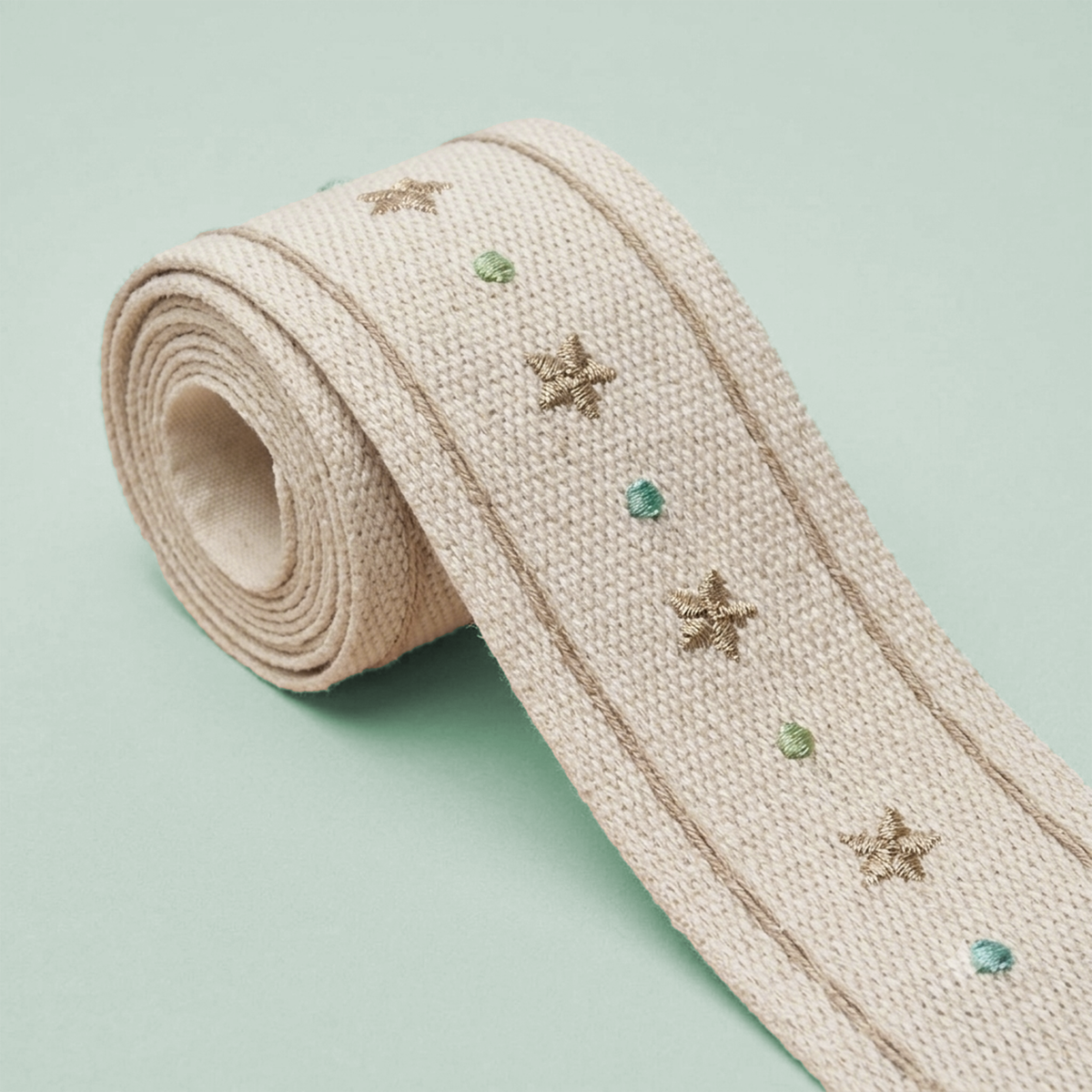 Star Embroidered Trim