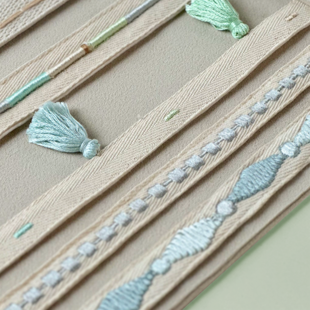 Multi-colored Tassel Trim