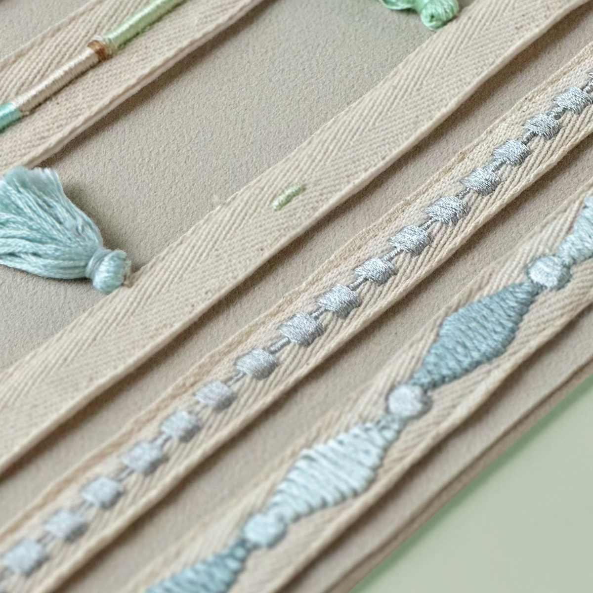 Embroidered Dash Trim