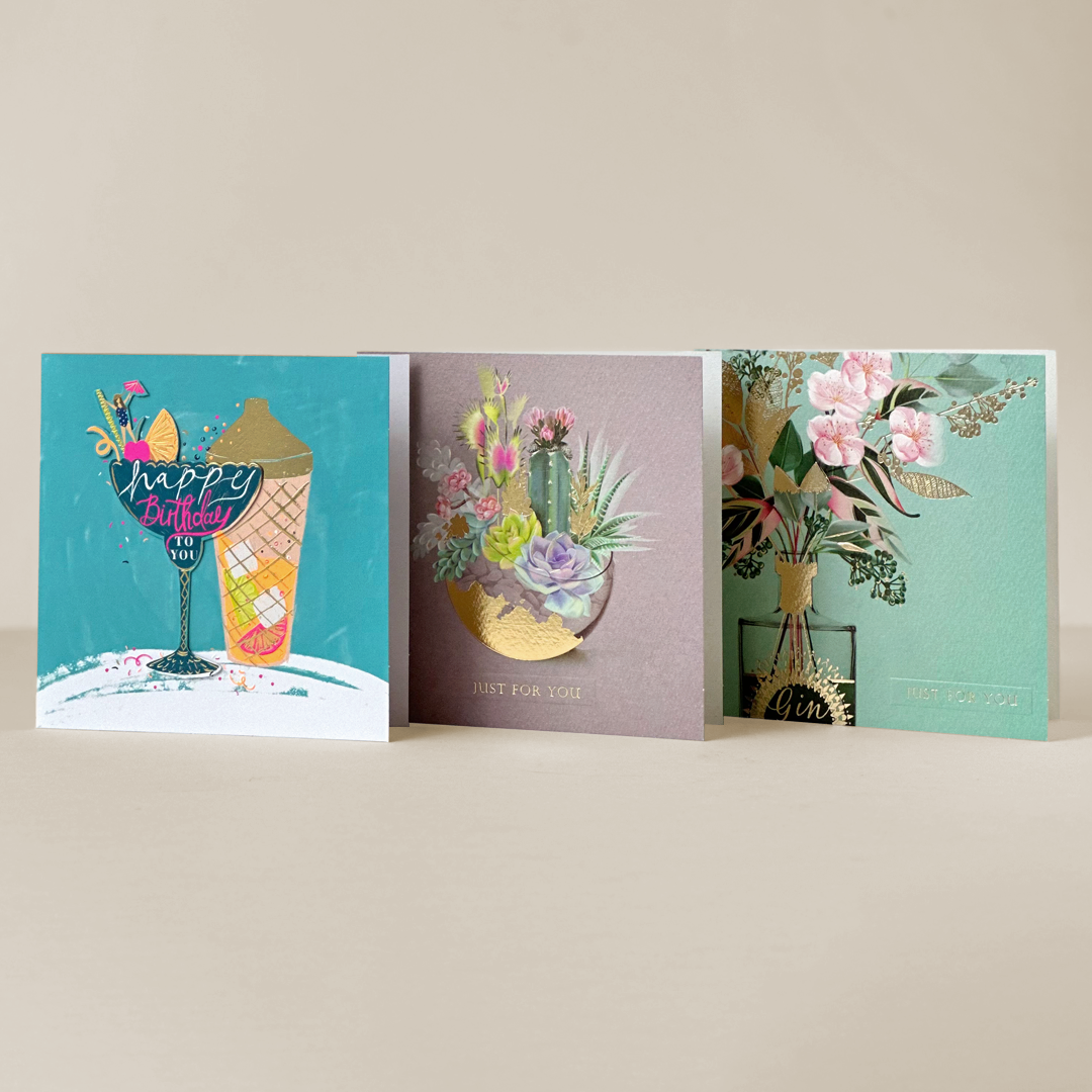 Floral & Celebration Greeting Card Set
