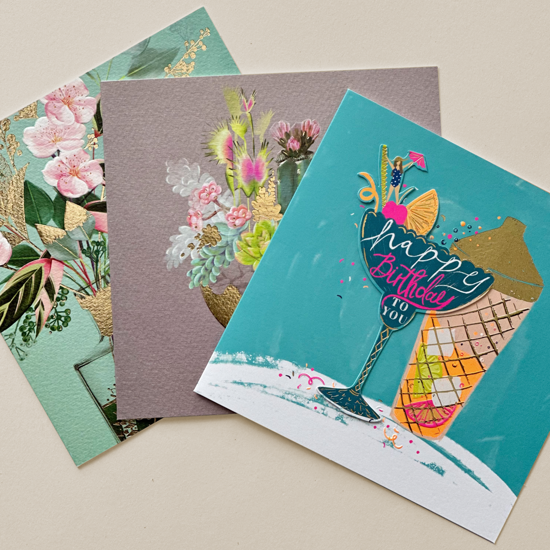 Floral & Celebration Greeting Card Set