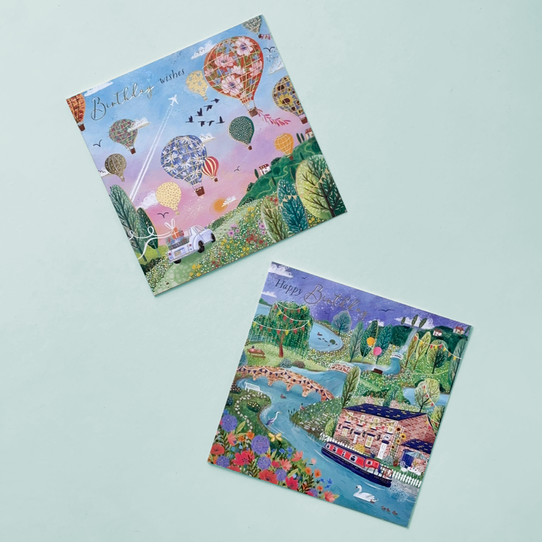 Scenic Birthday Card Set