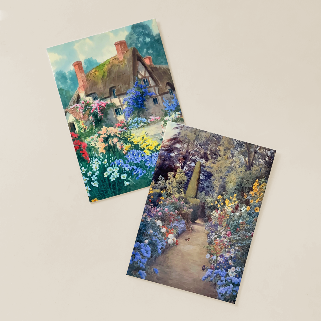 Cottage & Garden Art Greeting Cards