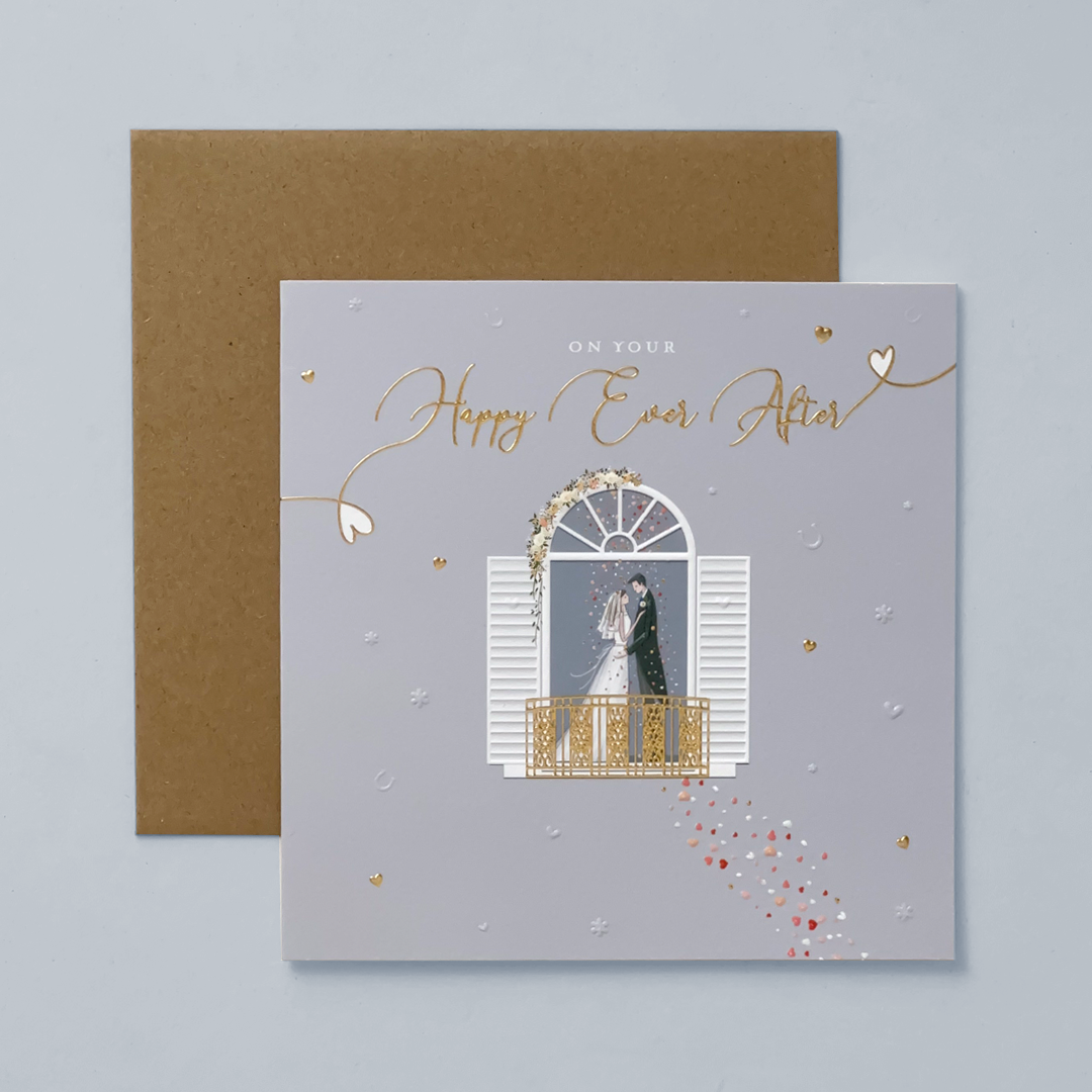 On Your Happy Ever After – Wedding Greeting Card