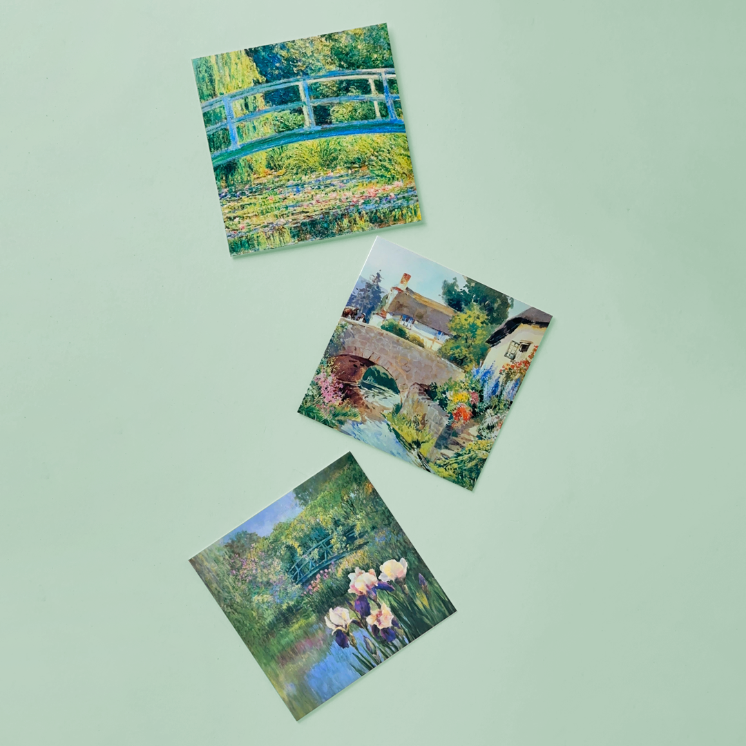 Art Square Greeting Card Set – 3 Designs