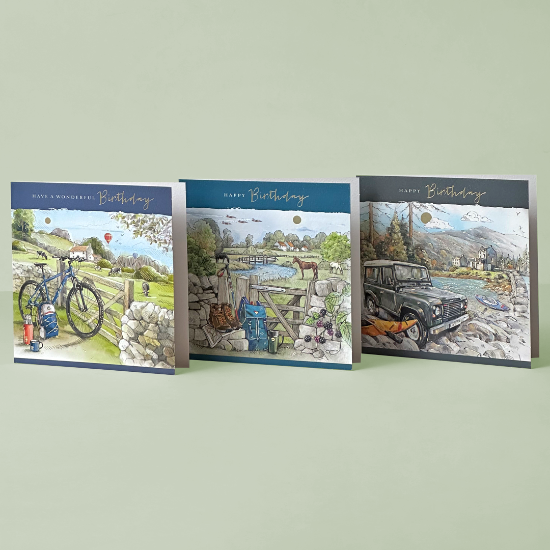 Adventure-Themed Birthday Card Collection