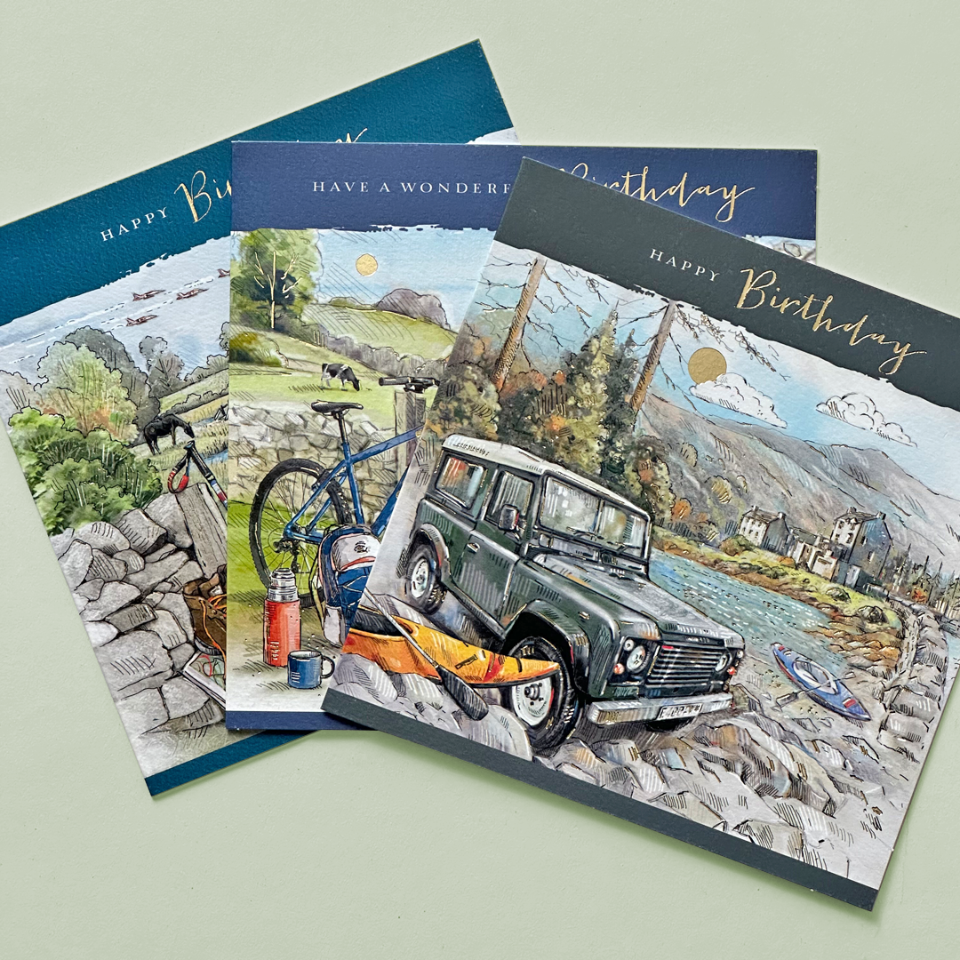Adventure-Themed Birthday Card Collection