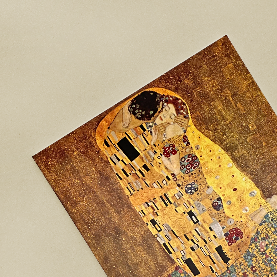 Gustav Klimt The Kiss Art Greeting Card