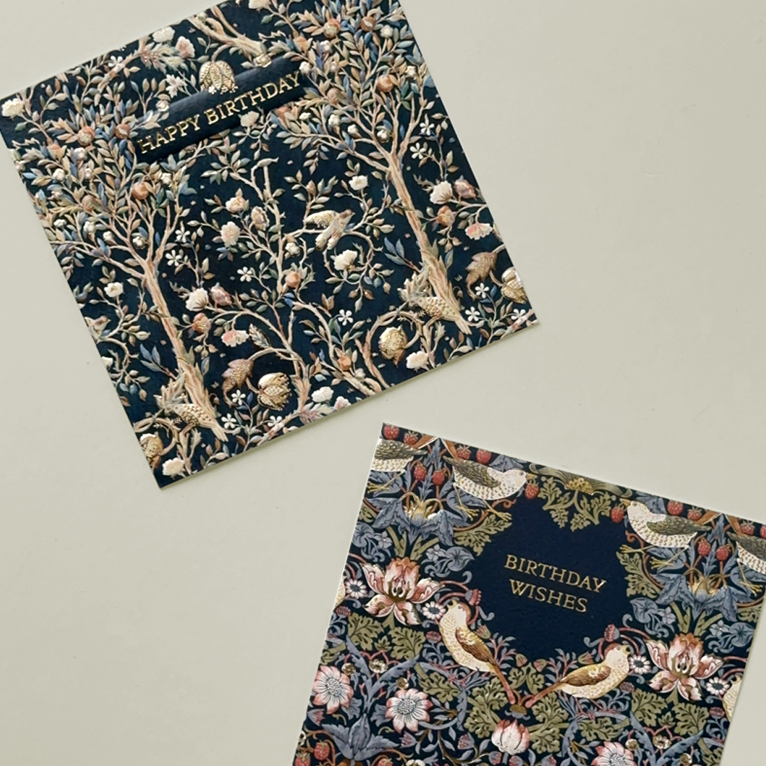 Luxury Botanical Birthday Greeting Cards
