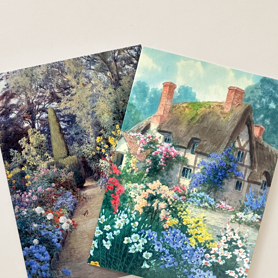Cottage & Garden Art Greeting Cards