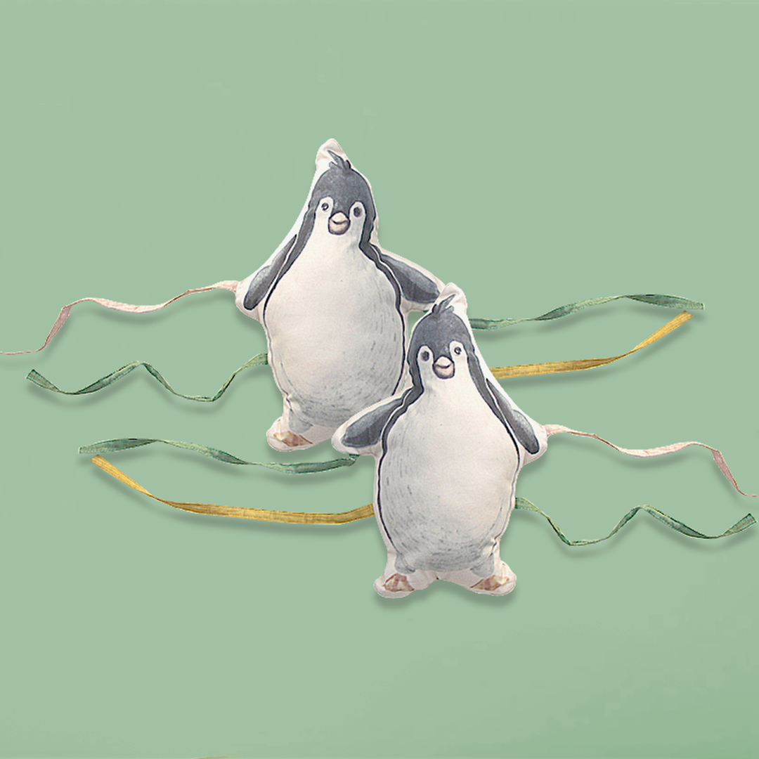 Lil Penguin Curtain Tieups