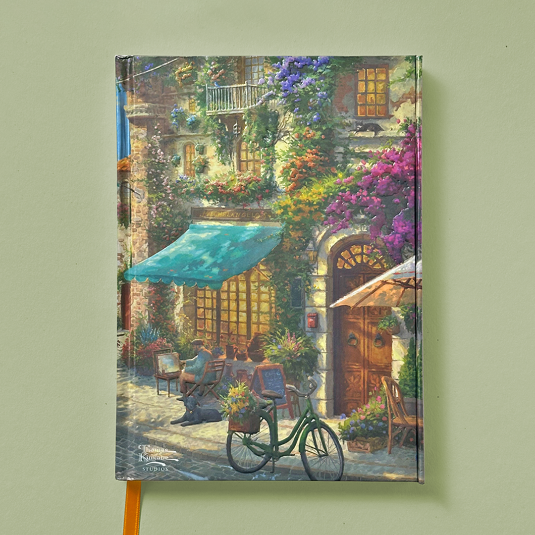 Sunlit Café in Provence Journal