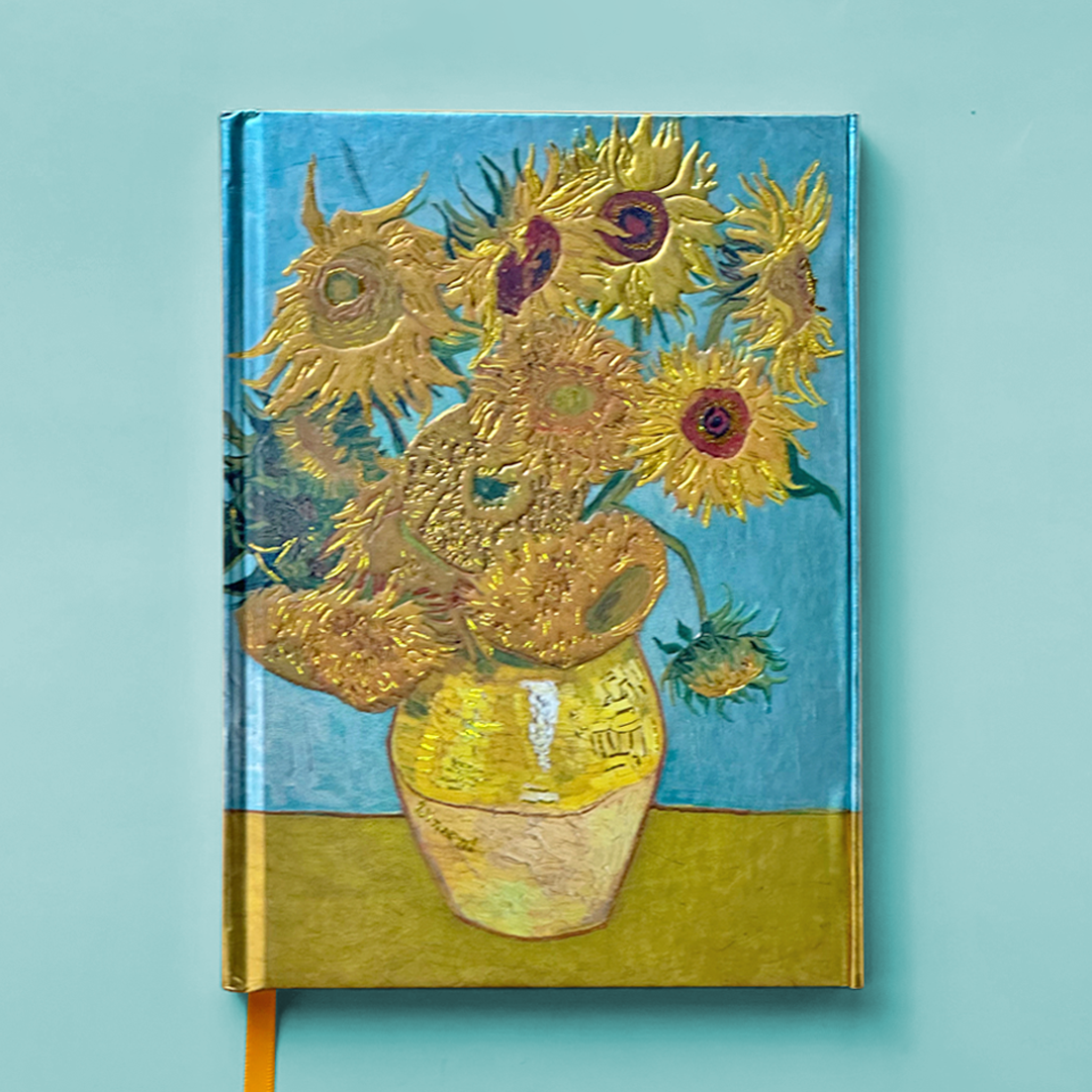 Van Gogh Sunflowers Hardcover Journal
