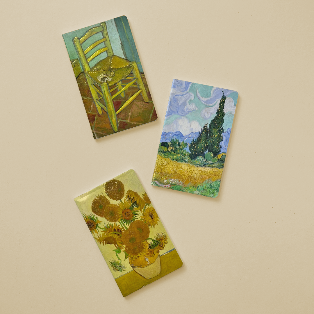 Van Gogh – Set of 3 Foiled Mini Notebooks