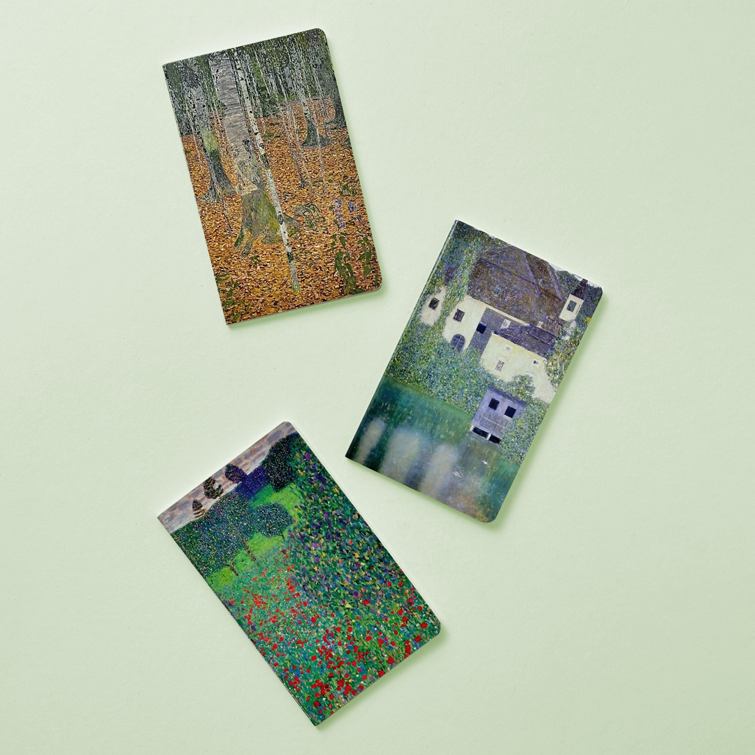 Gustav Klimt Landscapes – Set of 3 Mini Notebooks