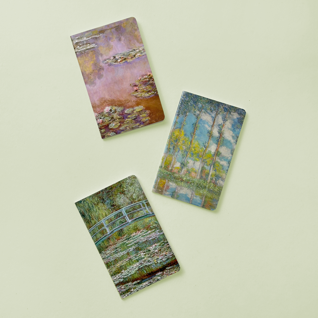 Claude Monet – Set of 3 Mini Notebooks