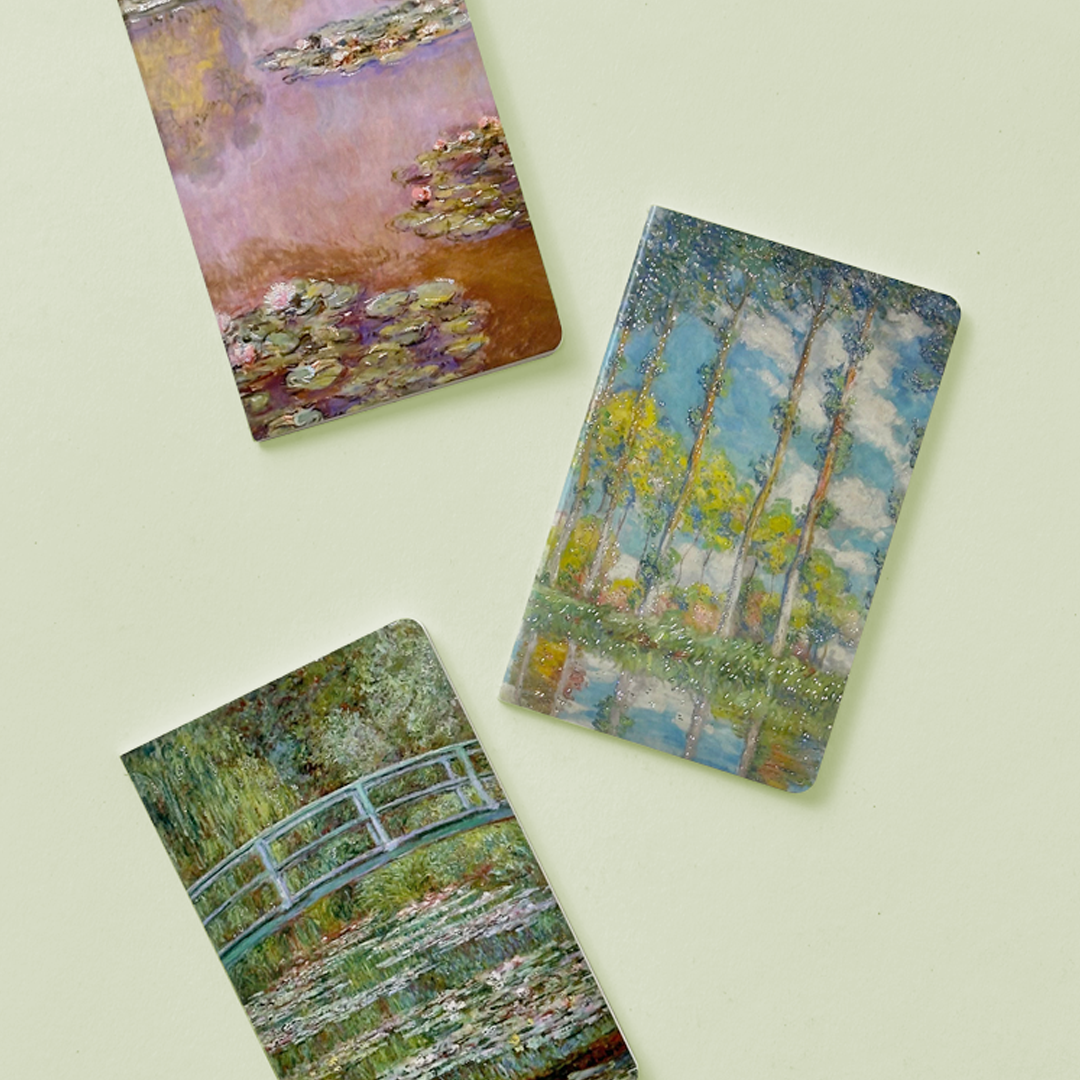 Claude Monet – Set of 3 Mini Notebooks
