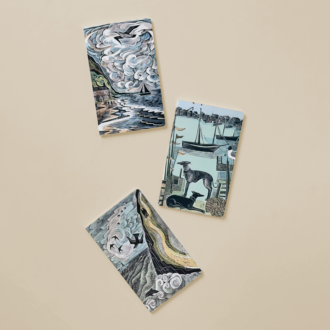 Angela Harding Coastlines Mini Notebooks – Set of 3