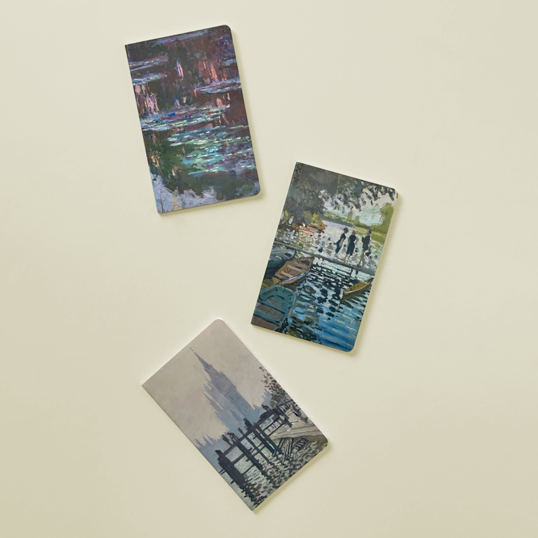 Monet – Set of 3 Foiled Mini Notebook
