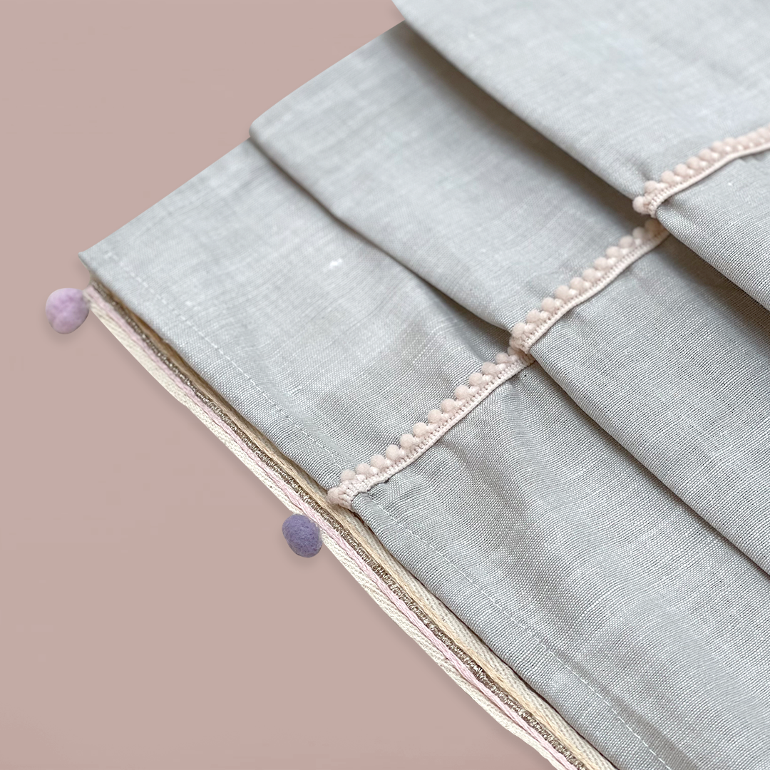Fabric - Grey & Pink Lines