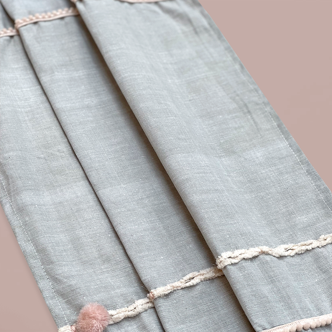 Fabric - Grey & Pink Lines