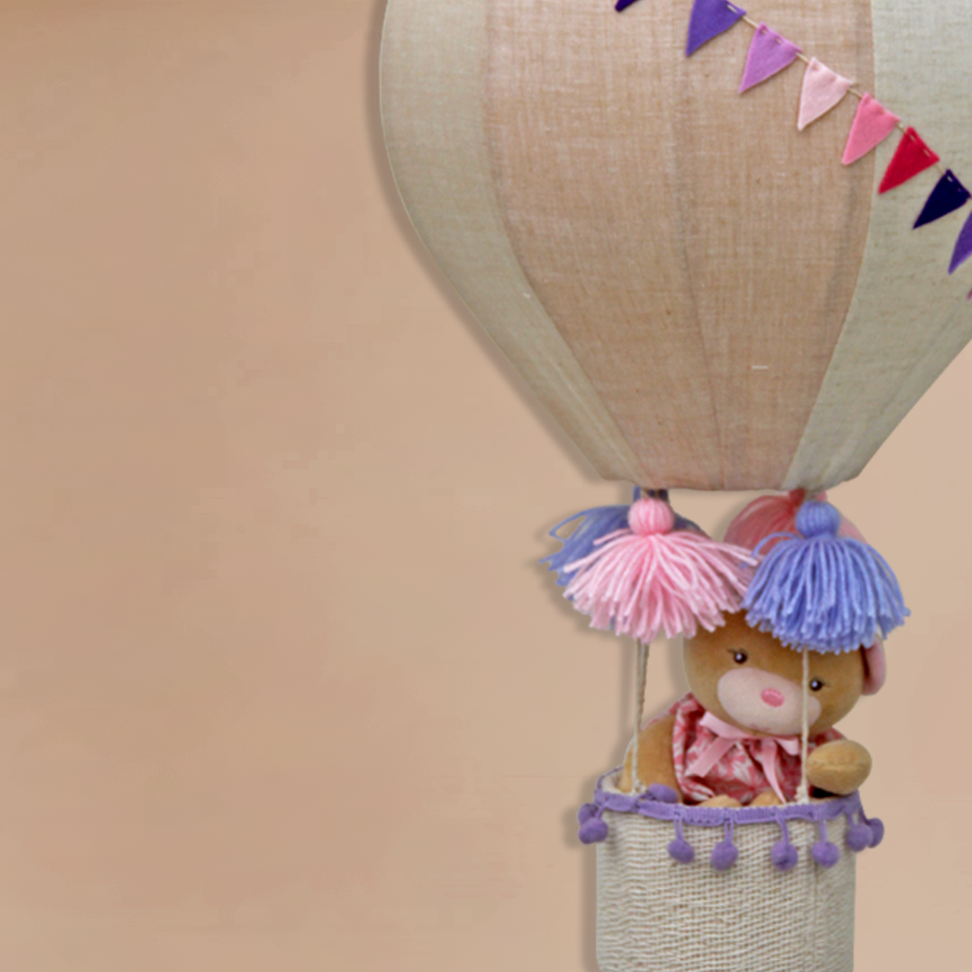 Hot Air Balloon Pink