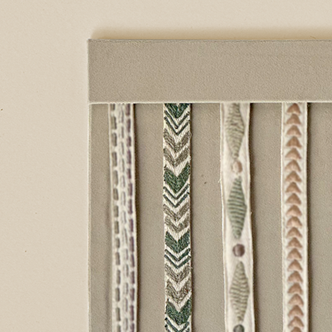 Embroidered Chevron Trim