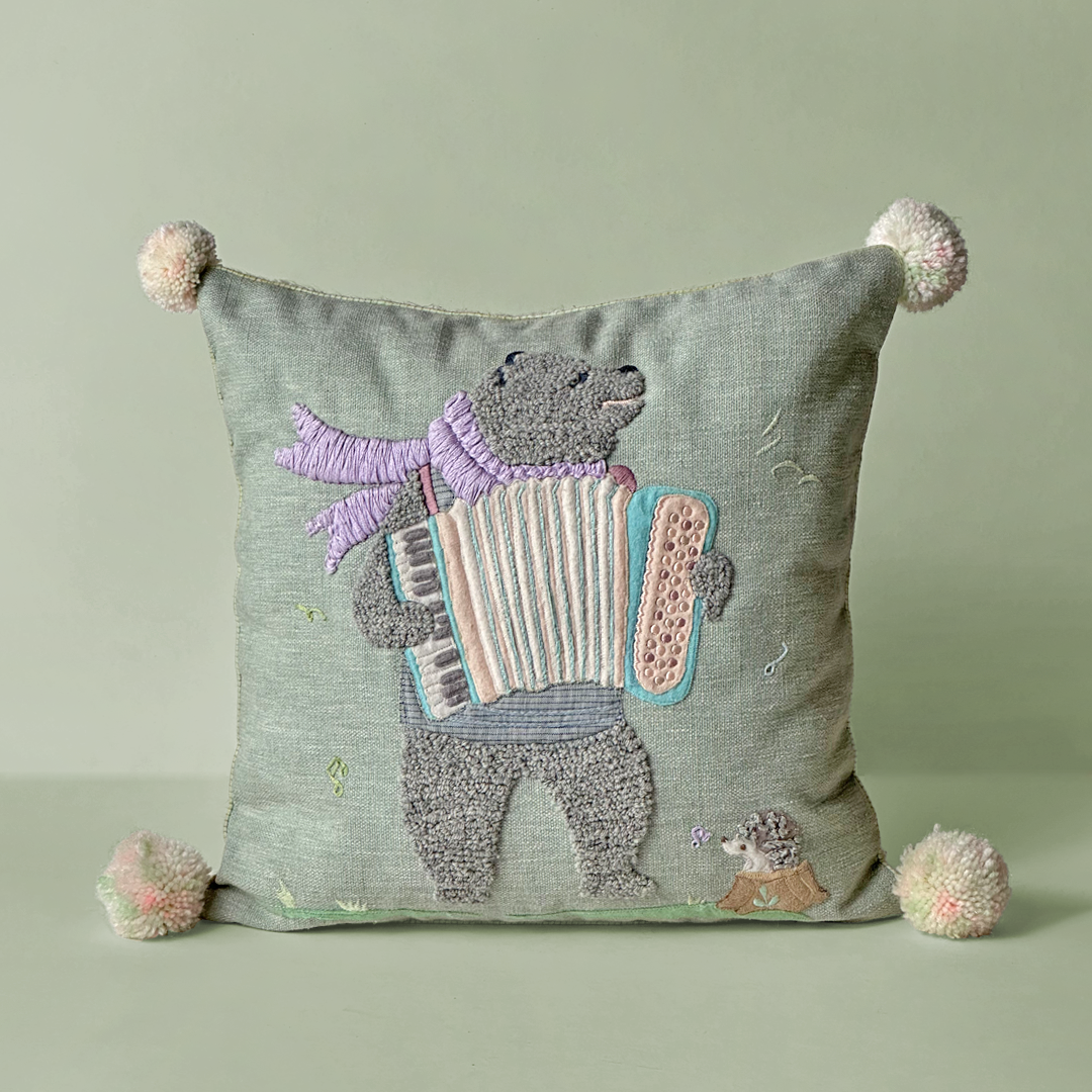 Bear on Accordion