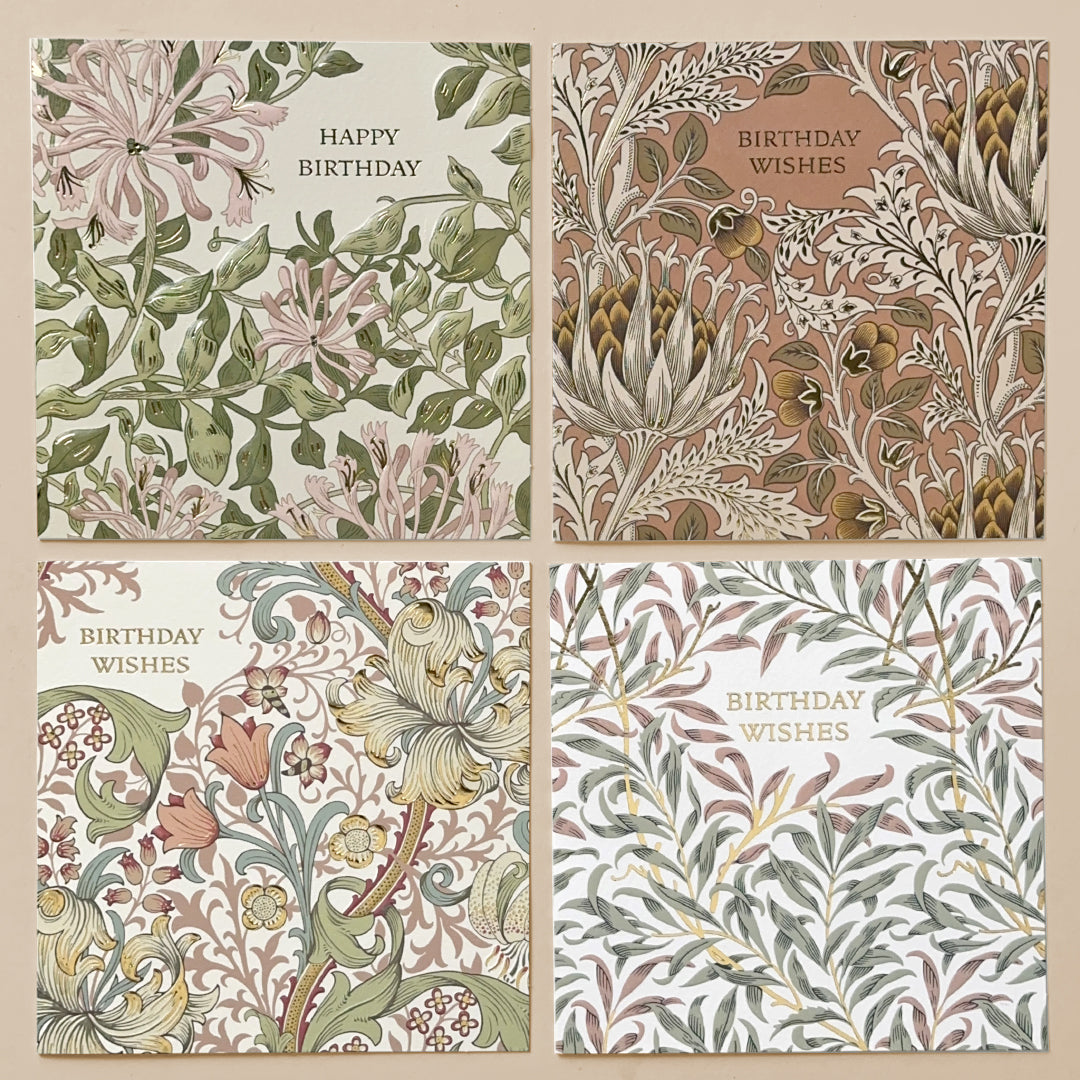 William Morris Greeting Cards I (Set of 4)