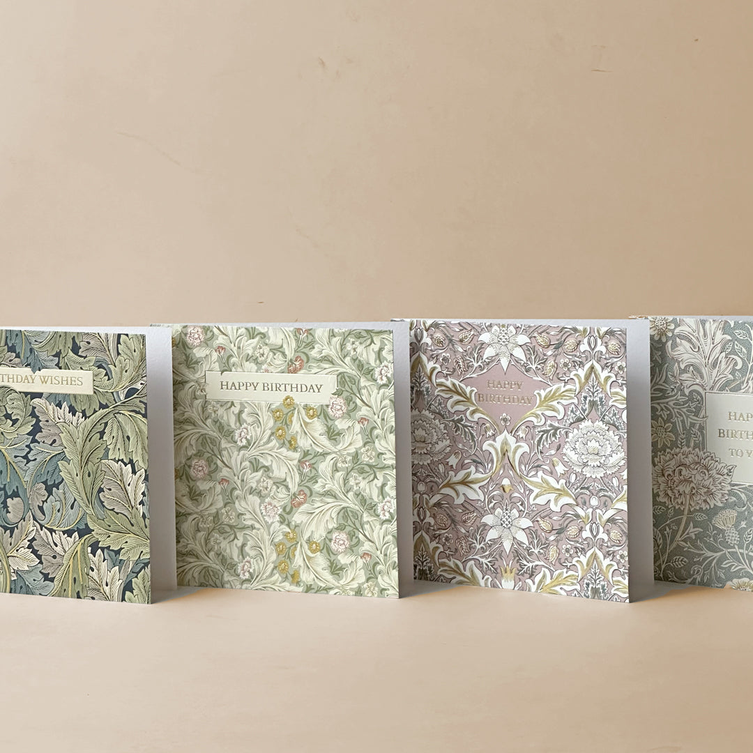 William Morris Greeting Cards III (Set of 4)