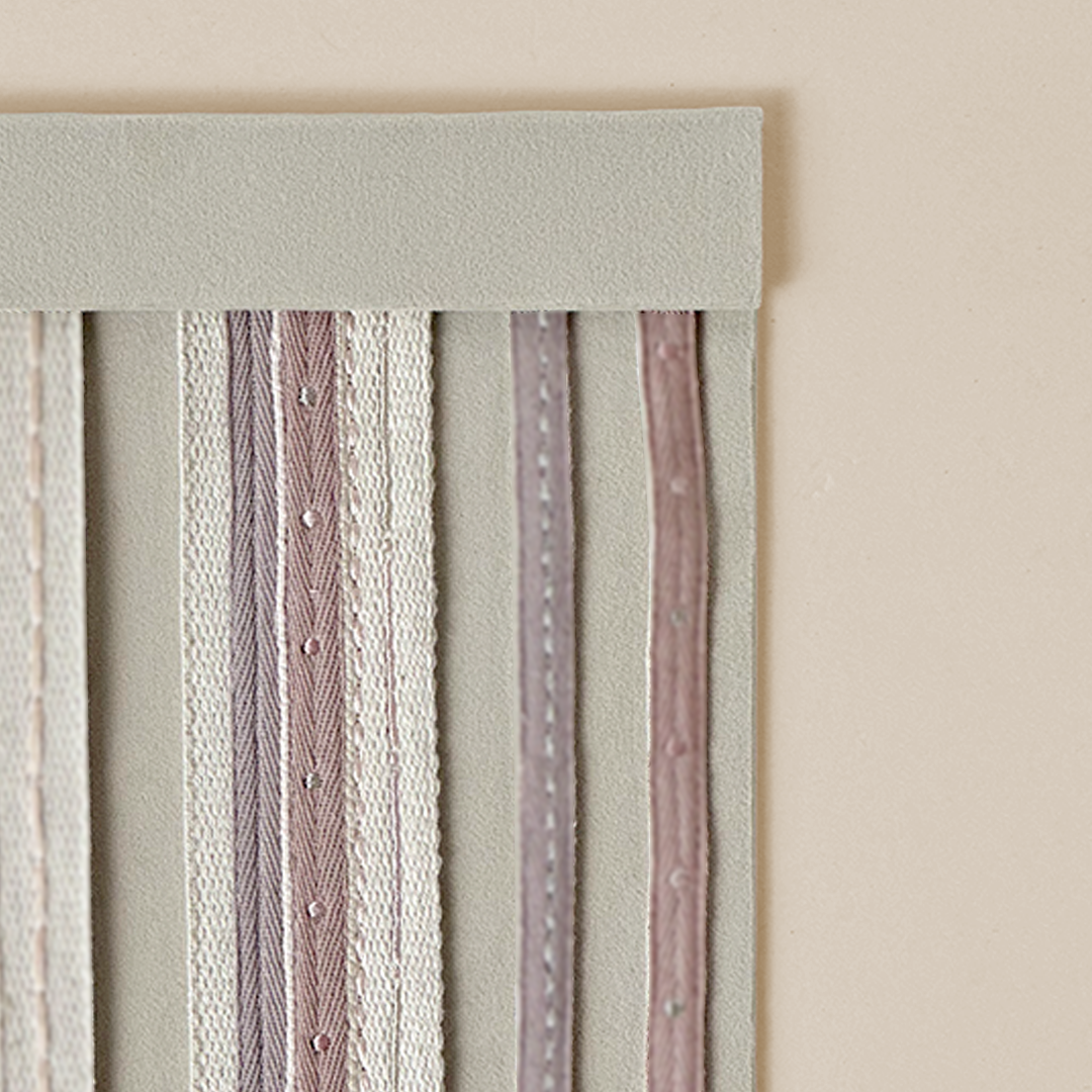 Herringbone Striped Woven Trim Ribbon