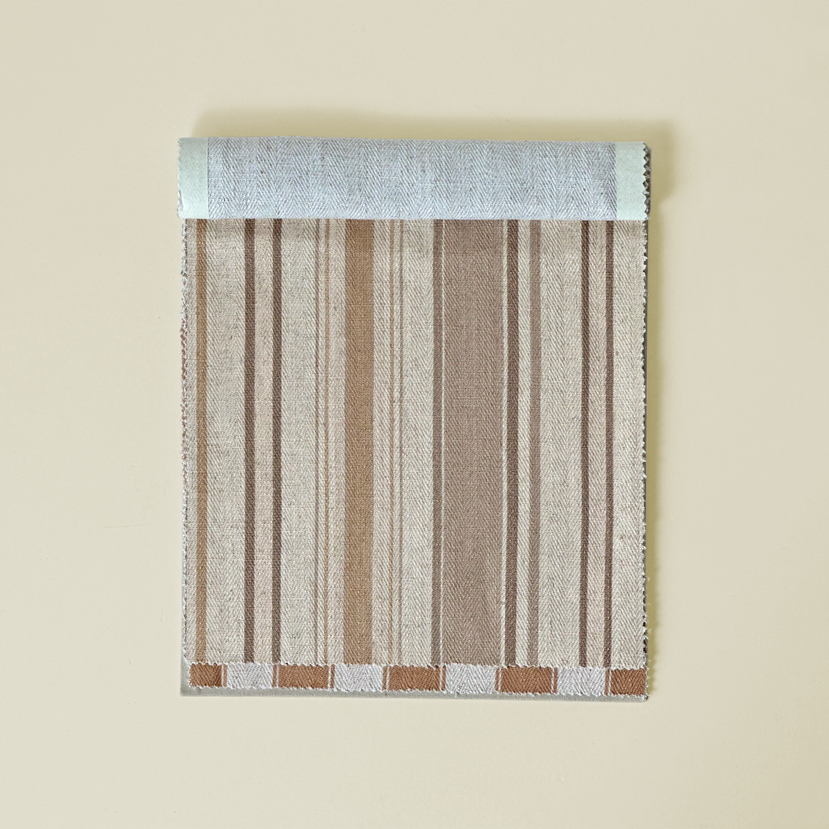 Earthy Multi-Stripe Twill