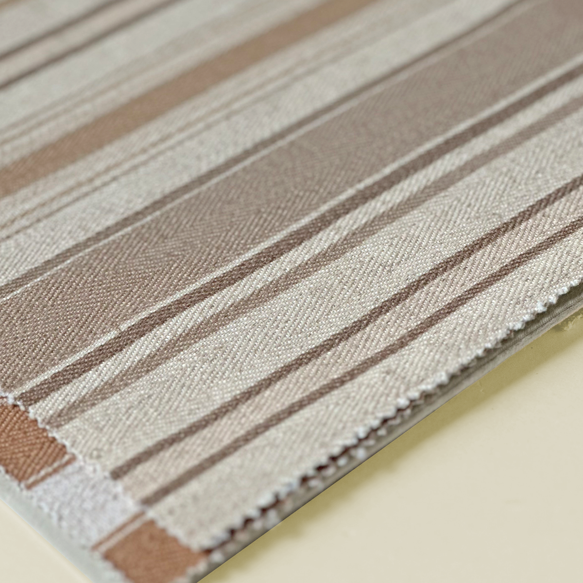Earthy Multi-Stripe Twill