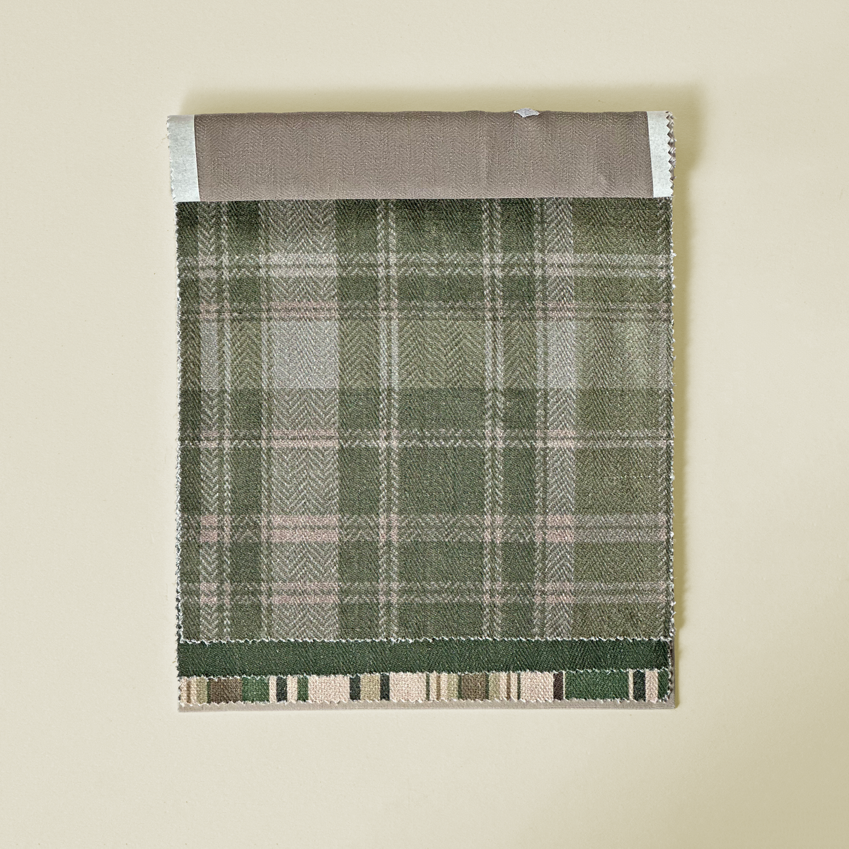 Moss Tartan Herringbone