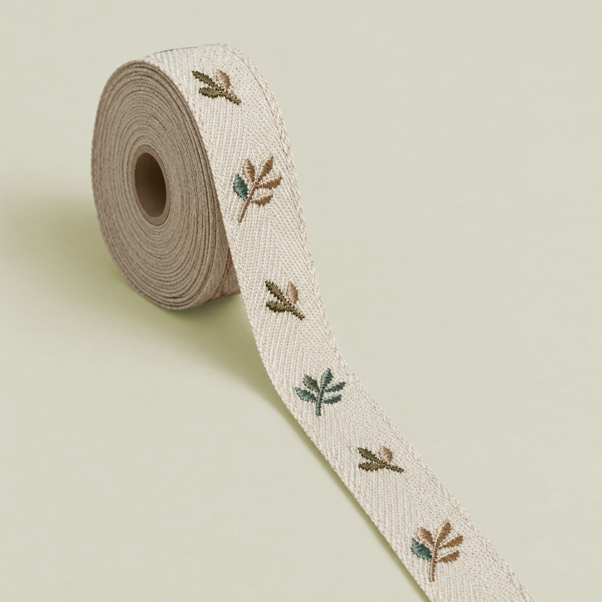 Embroidered Botanical Passementerie Trim