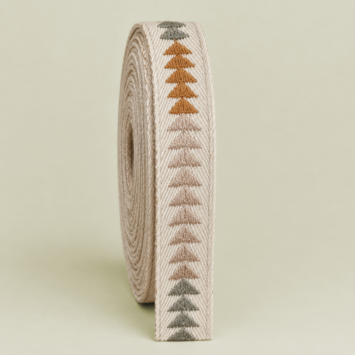 Embroidered Chevron Border Trim