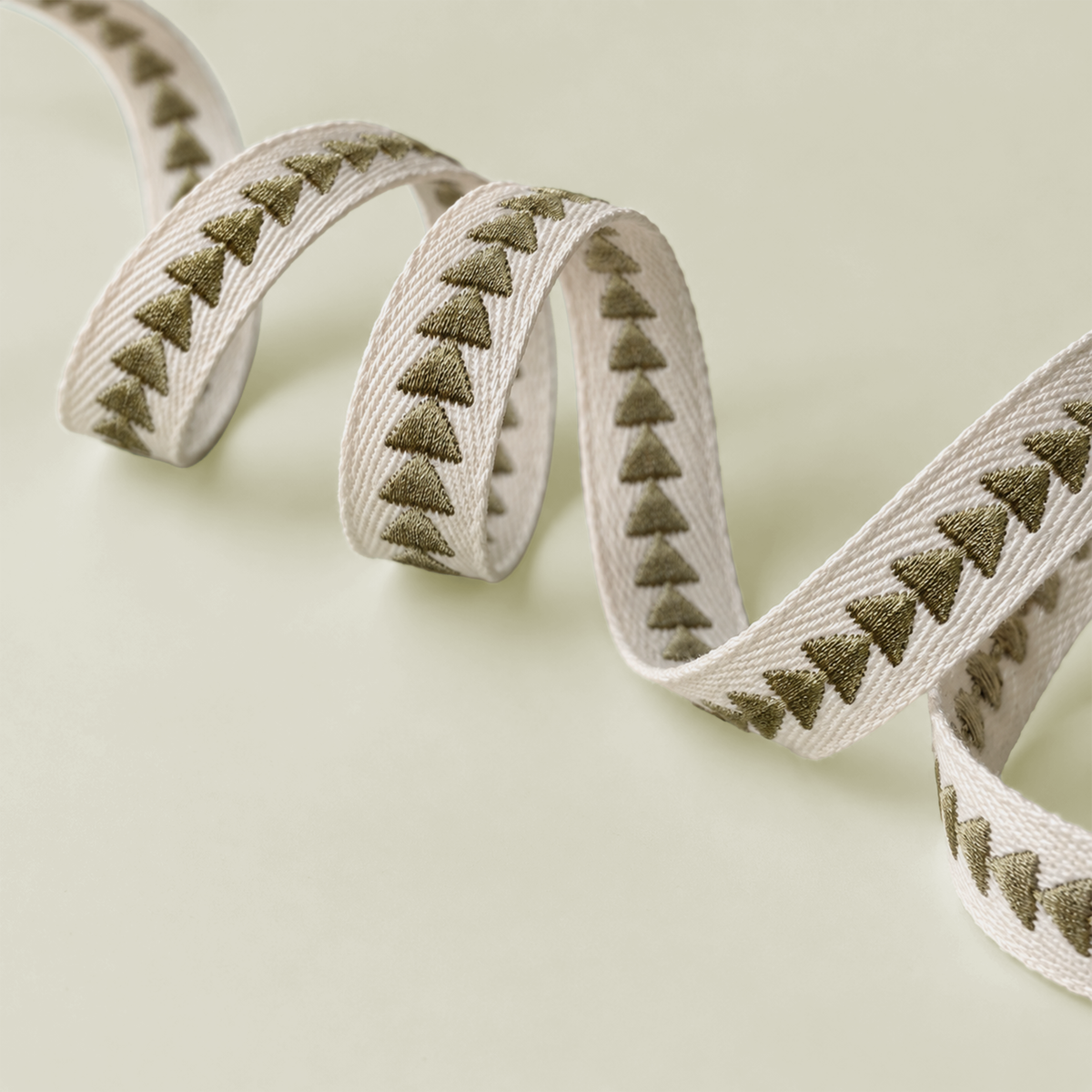 Geometric Embroidered Passementerie Trim