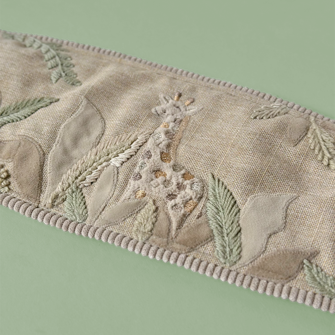 Safari Dreams – Embroidered Curtain Tie-Ups