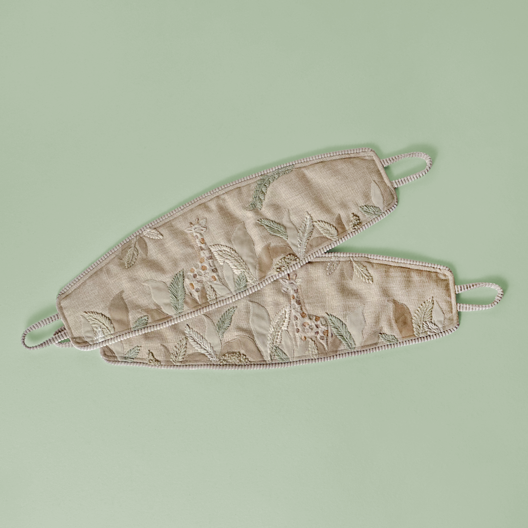Safari Dreams – Embroidered Curtain Tie-Ups