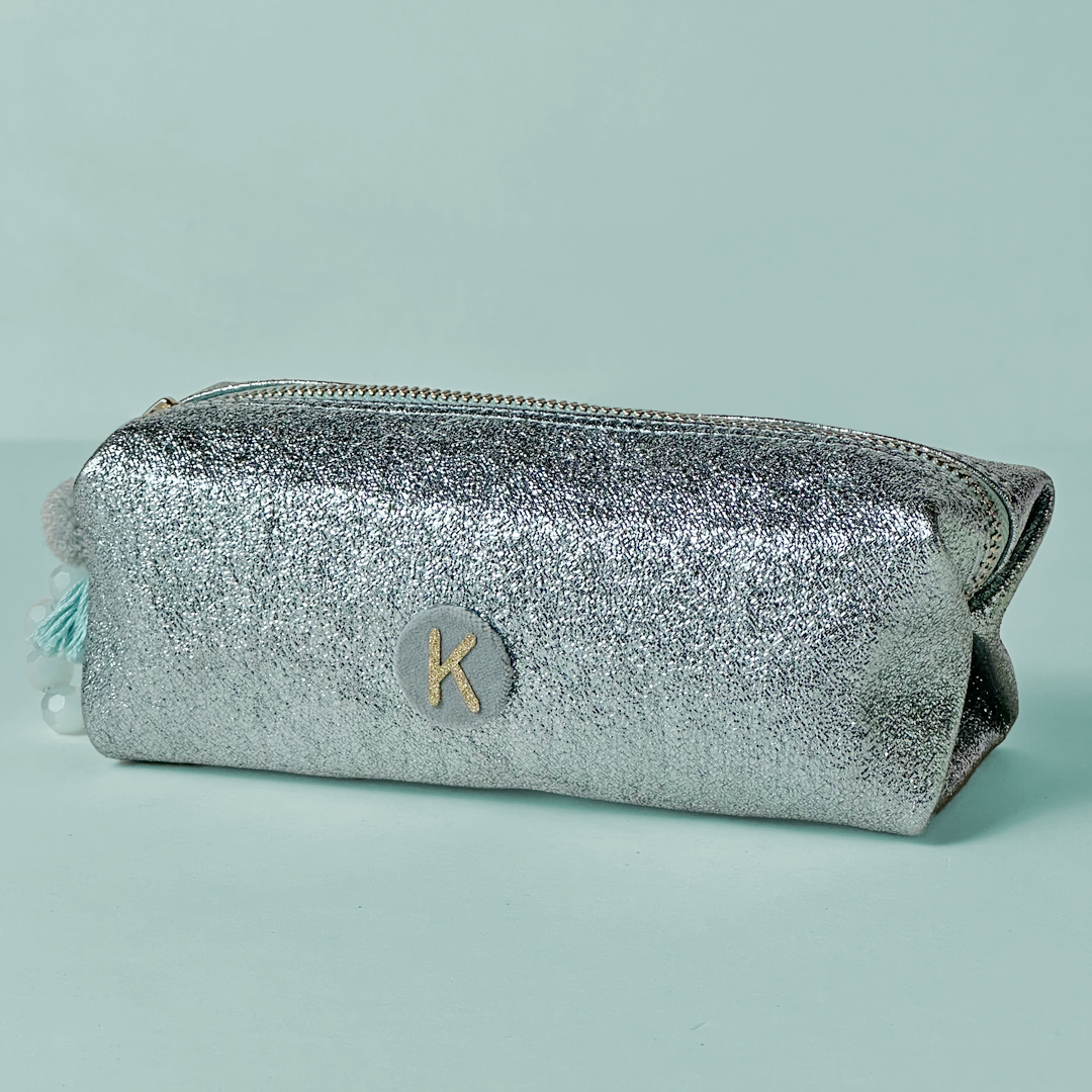 Glitter Pouch - Sky Blue