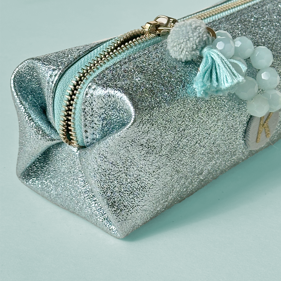 Glitter Pouch - Sky Blue