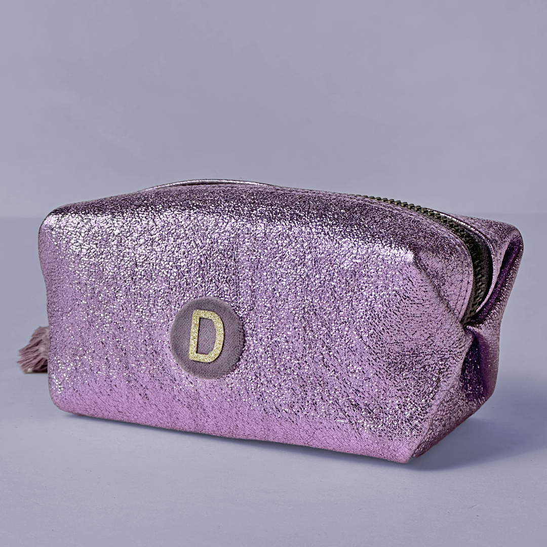 Mini Glitter Pouch - Lavender